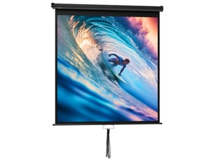 Écran de projection tv et home cinema de 85 pouces projecteur vidéo 1:1 4k hd, 146l x 146h cm