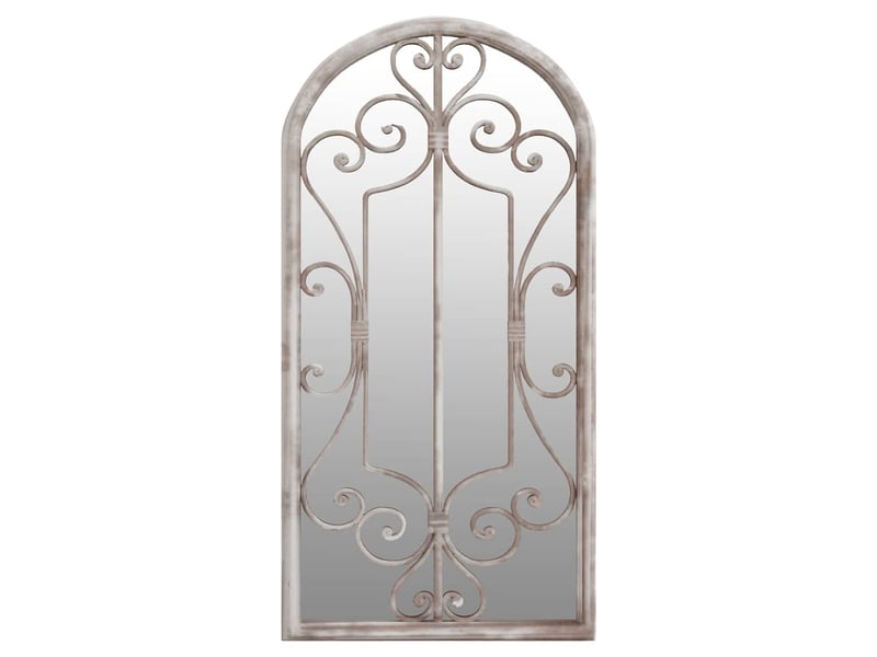  Miroir de jardin, miroir décoratif sable 70x30 cm fer pour utilisation extérieure cf62723  - Conforama A