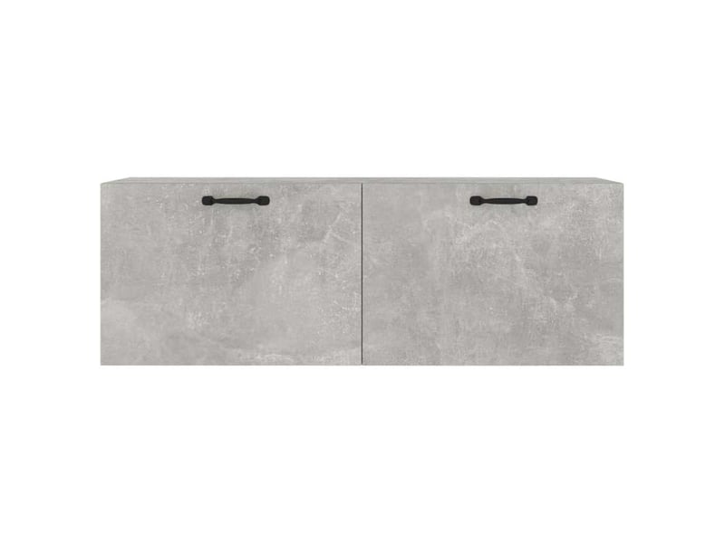  Armoire murale salon gris béton 100x36,5x35cm bois d'ingénierie shl4118  - Conforama E