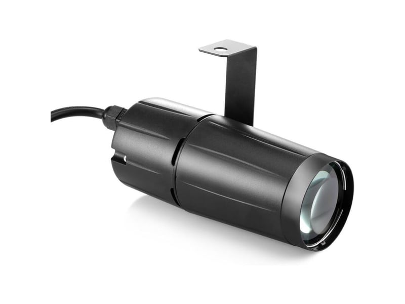 3w spotlight projecteur led pinspot pour dj disco bar club (eu plug) - Conforama A