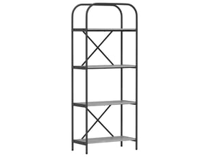 Étagère 4 niveaux, étagère de rangement 60 x 30 x 146 cm bois d'ingénierie shl9949