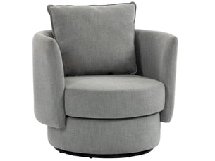 Fauteuil fixe pivotant <strong>HAUSS SPOLE</strong> <strong></strong> Polyester gris vendu A l'unité