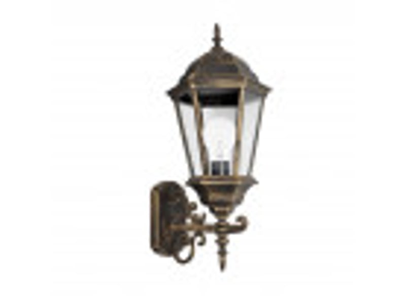  Applique extérieure classique fabrilamp regulus noir doré, 1 x e27, ip44, 54 x 25 x 27 cm 149761016 - Conforama B