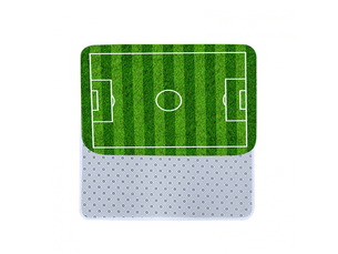 Tapis de porte antidérapant en polyester pour salle de bain, salon, table de chevet (40 x 60 cm) - comfortxl