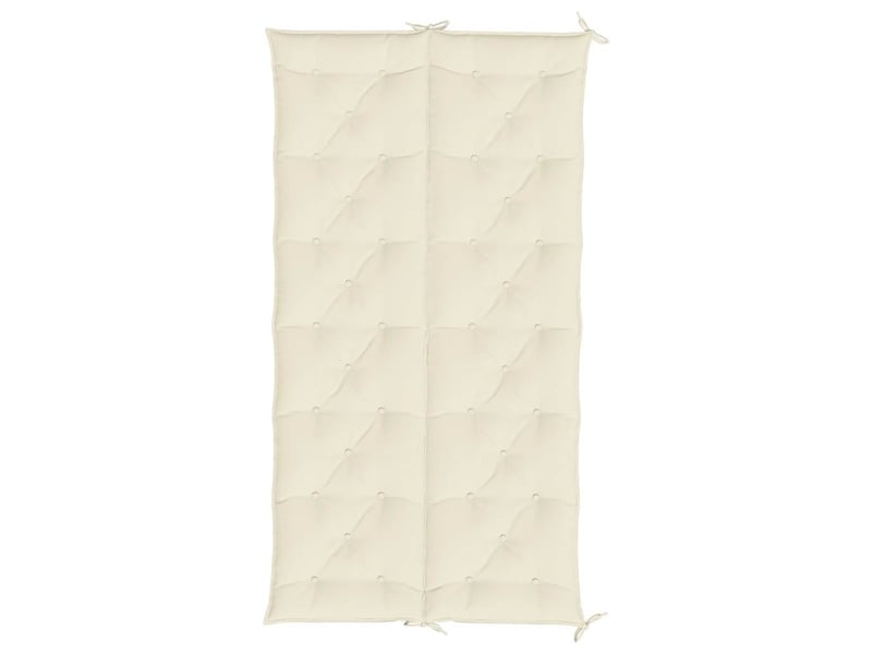  Coussin de banc de jardin, coussin d'assise blanc crème tissu oxford cf52666  - Conforama E