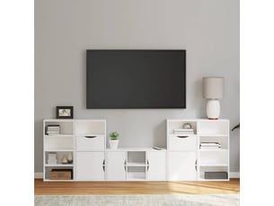 Meuble tv coloris blanc 79 cm <strong></strong>  <strong></strong>