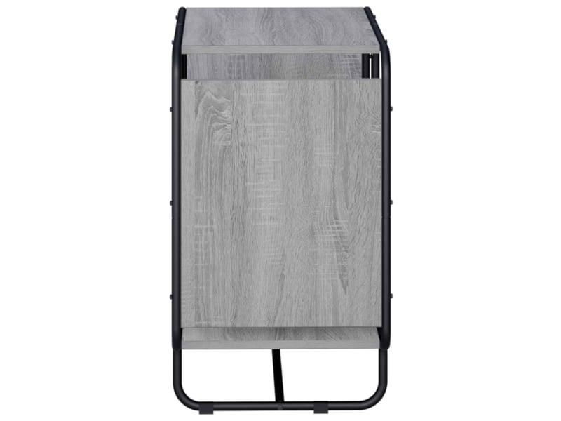  Buffet salon, buffet de rangement sonoma gris 60x37,5x64,5 cm bois d'ingénierie  - Conforama D