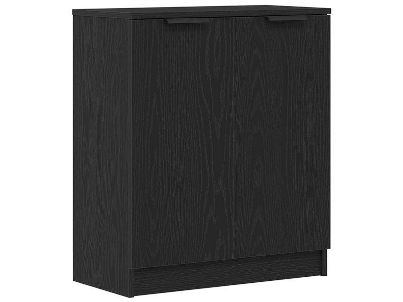  Buffet - bahut - meuble de rangement 3 pc chêne noir 180 x 30 x 70 cm bois d'ingénierie  - Conforama E