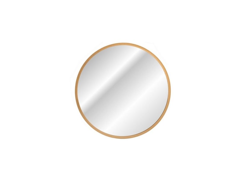  Miroir salle de bain led rond doré 60x60 cm design  - Conforama C