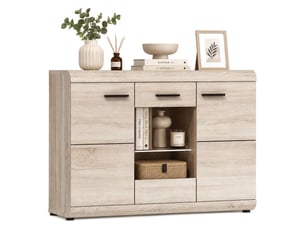 Buffet 3 porte(s) DMORA Hami - 120 cm coloris marron