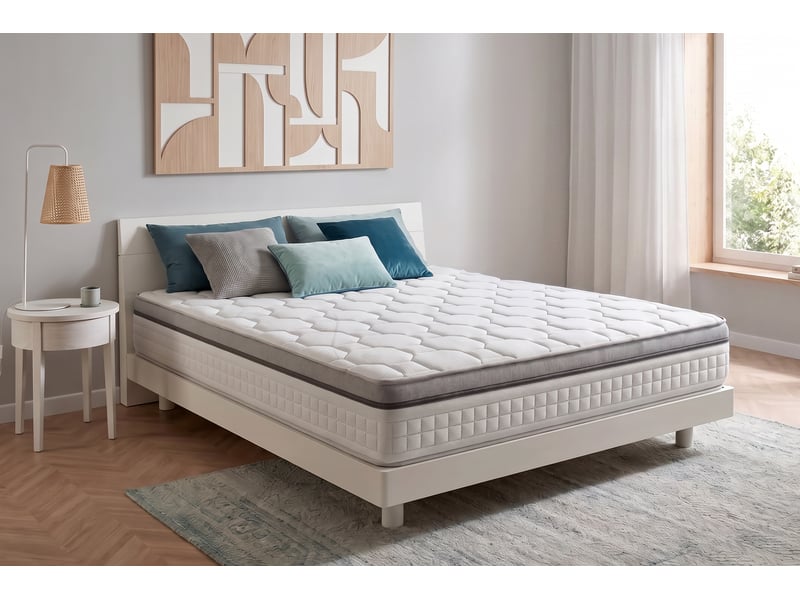  Matelas ressorts ensachés elite plus spring multizone 31 cm - 150x200 cm - fermeté élevée- moonia  - Conforama B