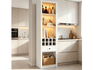Vitrine coloris blanc <strong>WISHDOR</strong> <strong></strong> - 55 cmx200 cm