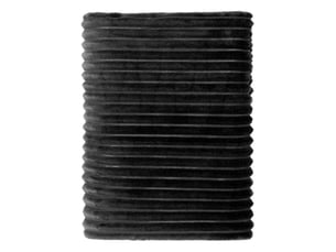 Plaid fourrure cocooning 150x200 anthracite