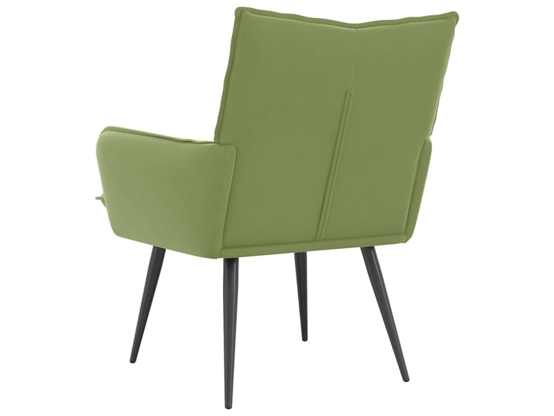 Vidaxl fauteuil vert clair velours  - Conforama E