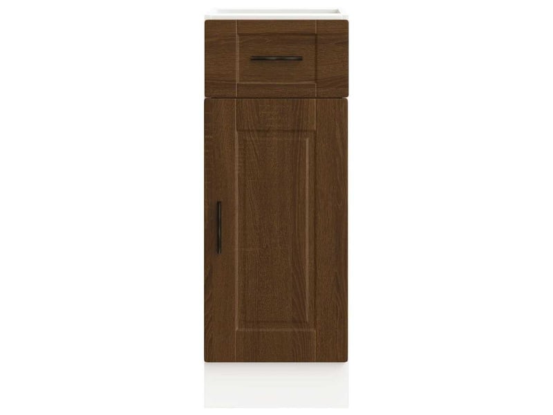  Meuble de rangement, armoire de cuisine porto chêne marron bois d'ingénierie shl4253  - Conforama D