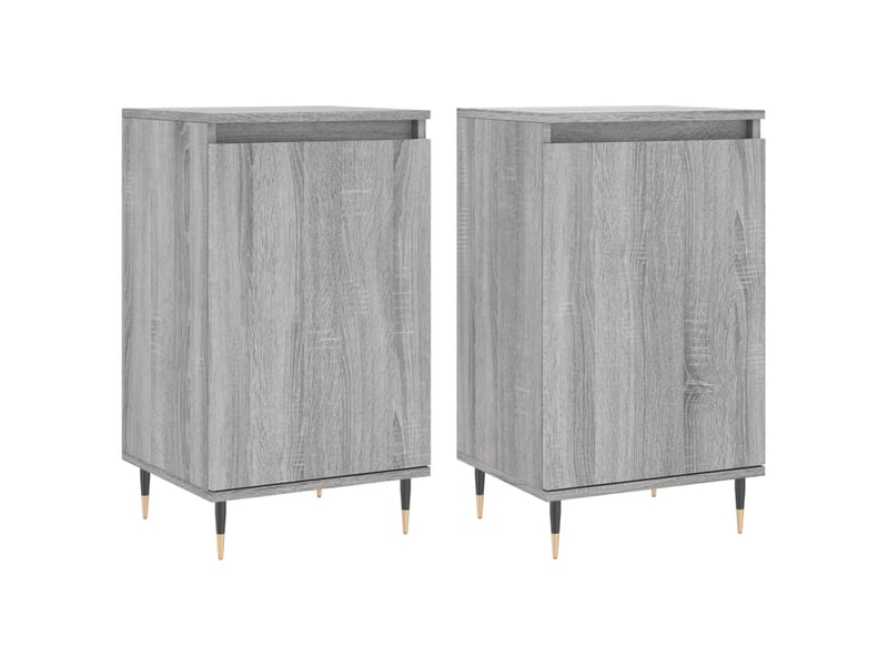 Buffets 2 pcs - bahut - meuble de rangement sonoma gris 40x35x70 cm bois d'ingénierie  - Conforama A