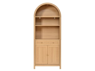 Buffet 2 porte(s) 1 tiroir(s) <strong>OKMYHOME</strong> <strong></strong> - 76 cm coloris naturel