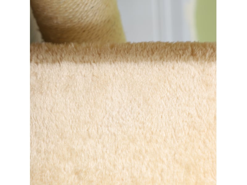  Escalier griffoir félin 45x35x34 cm – beige – marches de 11 cm, sisal et accès en hauteur quotidien  - Conforama D