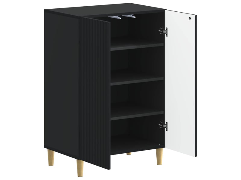  Meuble à chaussure, cabinet à chaussures arnhem 59,5x39,5x90 cm noir  - Conforama C