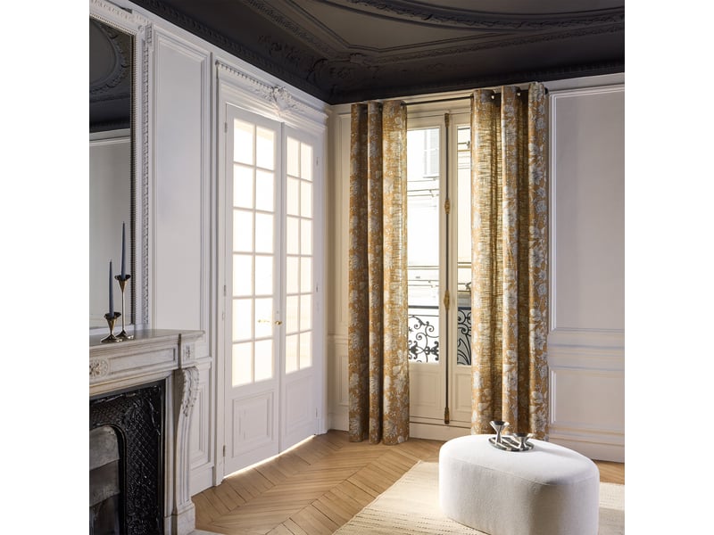  Rideau en fleurs indiennes imprimées  lilivati 26476 - Conforama A