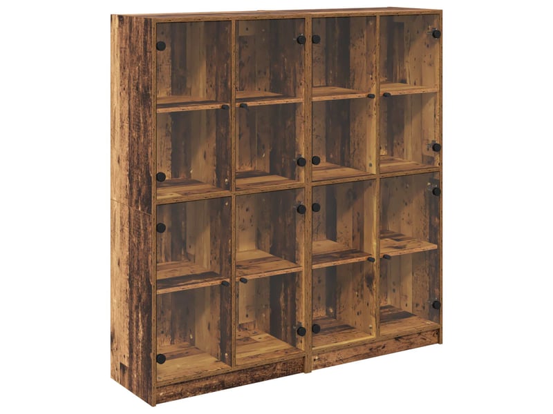 Buffet - haut armoire 2 pc bois ancien 68 x 37 x 142 cm - Conforama A