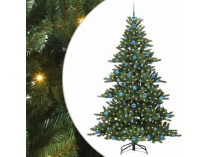 Sapin de noël - arbre de noël artificiel à branches articulées vert 210 cm