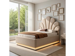 Lit coffre 90x200 cm <strong></strong> <strong></strong> coloris rose