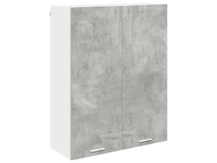 Meuble de rangement, armoire suspendue gris béton 80x31x100cm bois d'ingénierie shl5437
