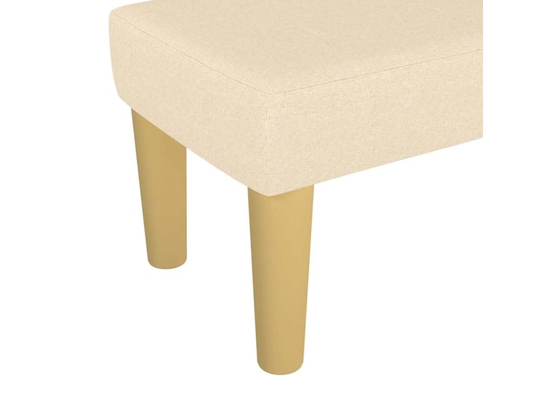  Banc d'entrée, banc d'intérieur crème 70x30x30 cm tissu shl81051  - Conforama E