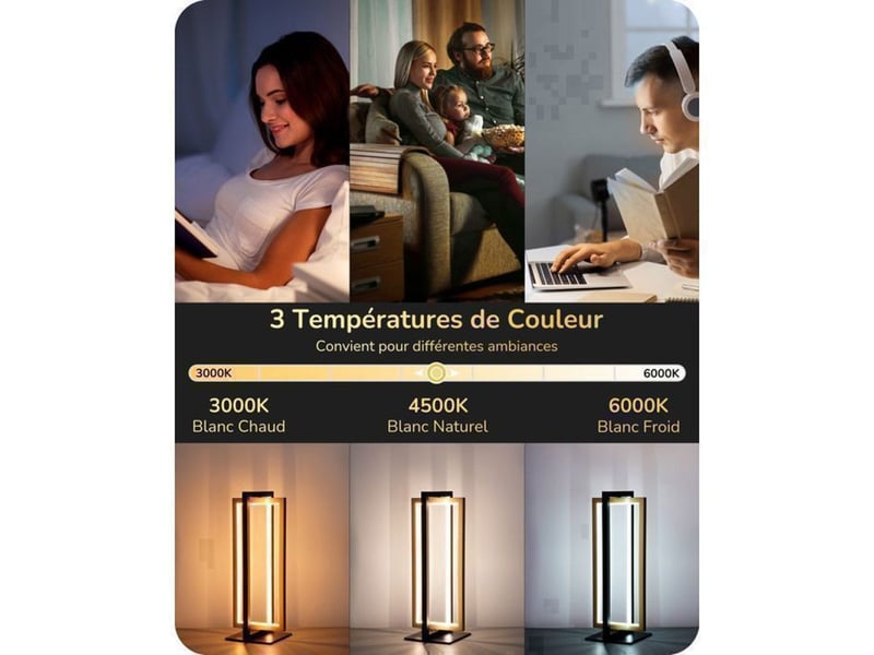  Lampe de table led tactile noire et or eh2023c 750 lm 3 temp 18 w 370618_AAAYP05884_6_DROPFR - Conforama B