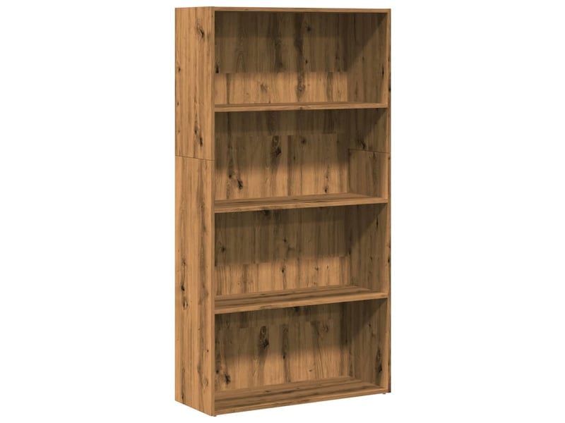  Bibliothèque, étagère de rangement chêne artisanal 80x30x152 cm bois d'ingénierie  - Conforama A