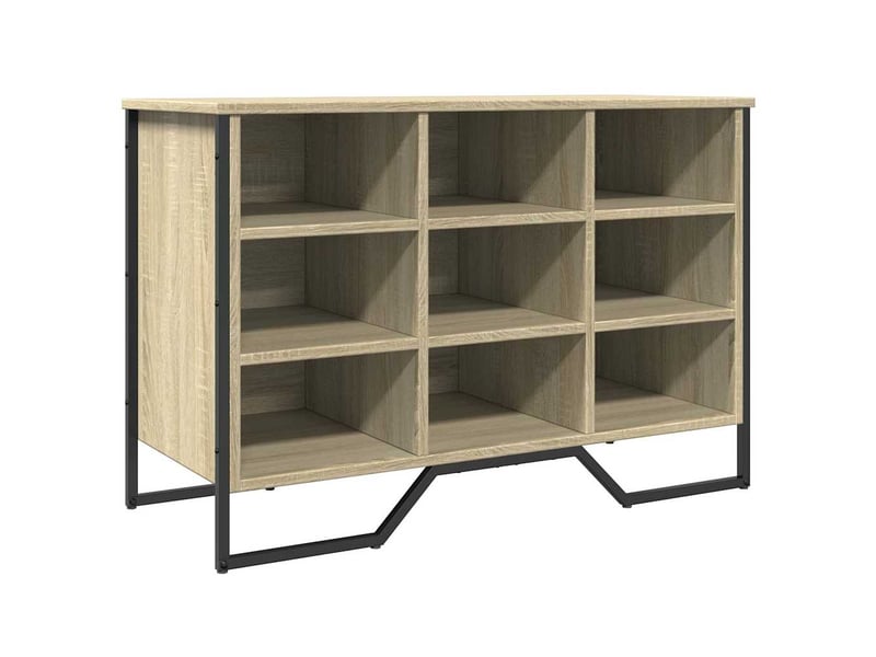  Meuble à chaussure, armoire à chaussures chêne sonoma 90x38x61,5 cm bois ingénierie  - Conforama A