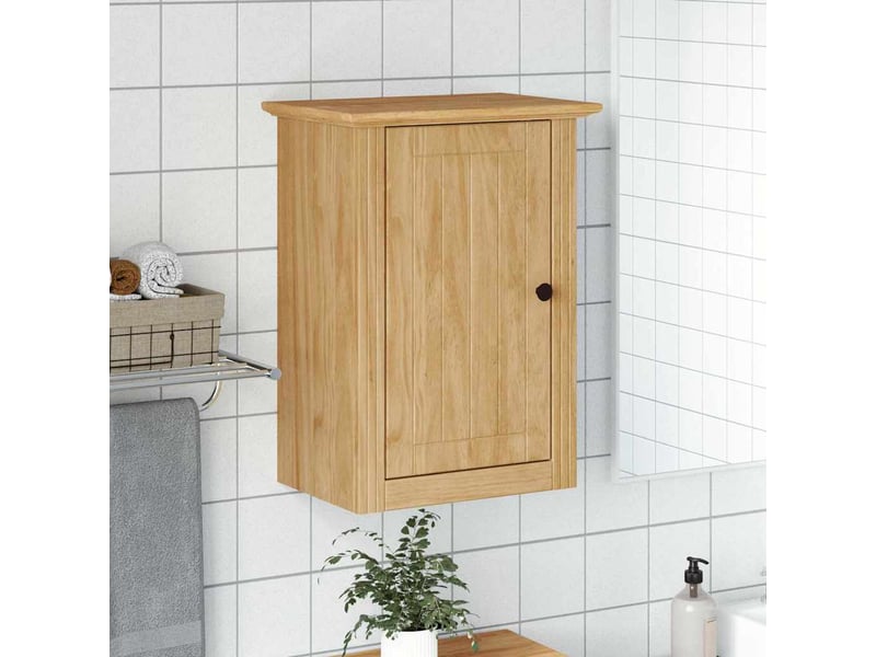 Armoire murale de salle de bain, cabinet de salle de bain bodo marron miel cf65188 - Conforama B