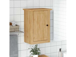 Armoire murale de salle de bain, cabinet de salle de bain bodo marron miel cf65188