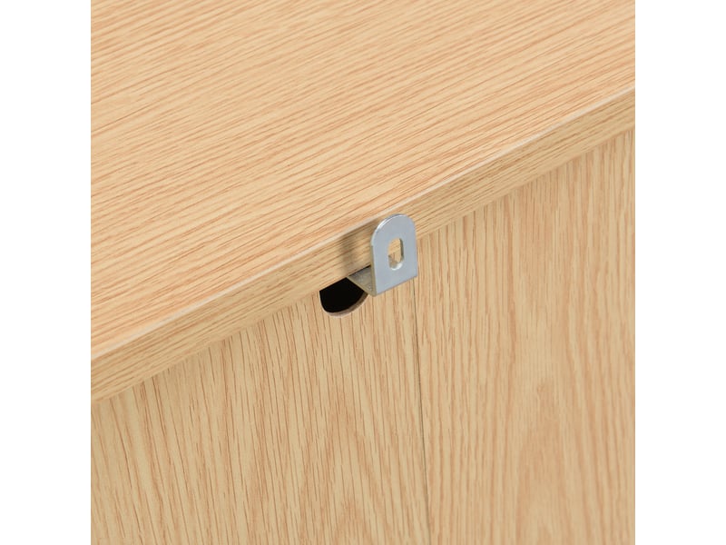  Commode 4 tiroirs en rotin avec rangement pour chambre en mdf 80×38×80 cm bois naturel  - Conforama D