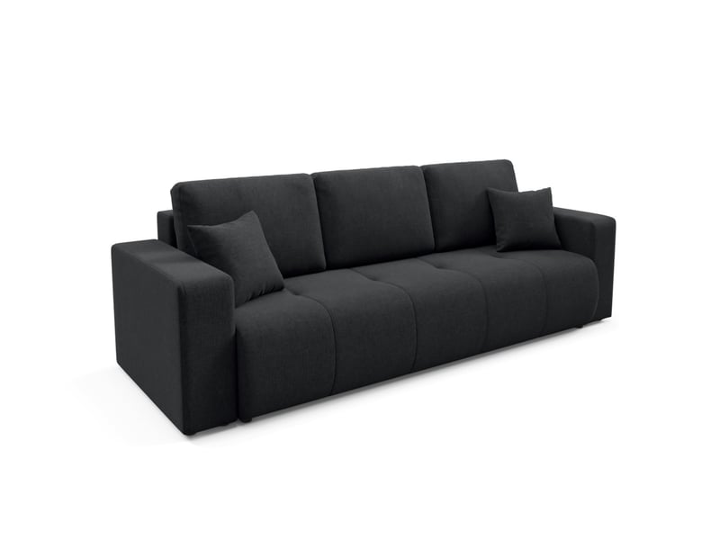 Canapé convertible molinio noir  - Conforama B
