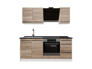 Vicco cuisine, sonomablanc, 180cm, pt anthracite