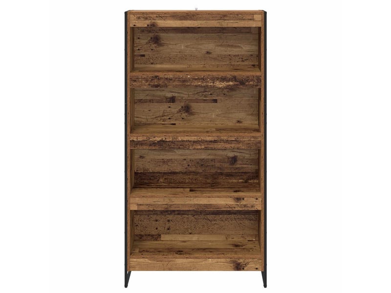  Bibliothèque, armoire à livres 80 x 30 x 155 cm bois d'ingénierie bois ancien  - Conforama E