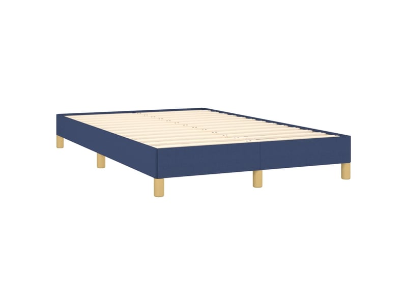  Lit double- lit adulte -  cadre de lit sans matelas bleu 120x190 cm tissu  - Conforama B