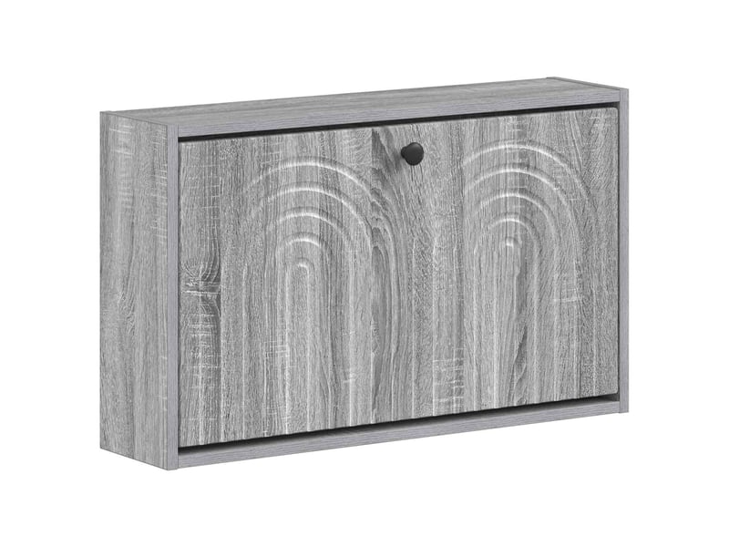  Meuble à chaussures mural, armoire à chaussures alkmaar 71x17x43 cm sonoma gris  - Conforama A