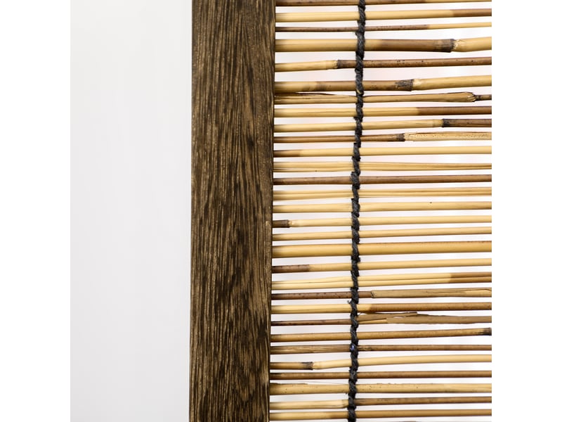  Paravent en bois séparateur de pièce closion de séparation pliable 4 panneaux 160 x 170 cm naturel -  - Conforama W