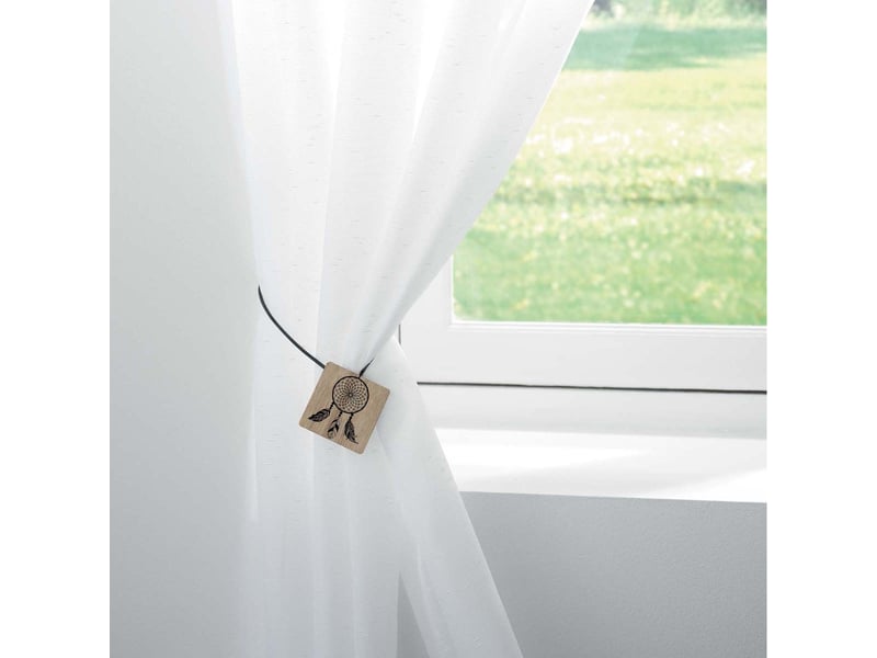  Embrasse de rideau aimantée hope 43cm noir  - Conforama B
