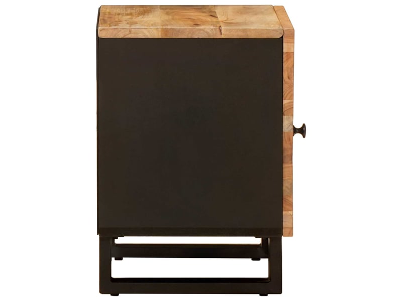  Table de chevet - cabinet de chevet - table de nuit marron 40 x 33 x 46 cm bois de mangue massif  - Conforama C
