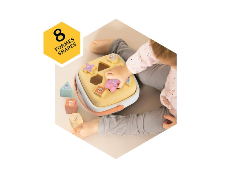  Traineau de tri formes et couleurs 8 pièces winnie l’ourson avec poignée 12 mois 7600140701 - Conforama B