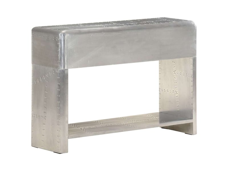  Buffet - bahut - meuble de rangement de style aviation 110x35x75 cm métal  - Conforama C