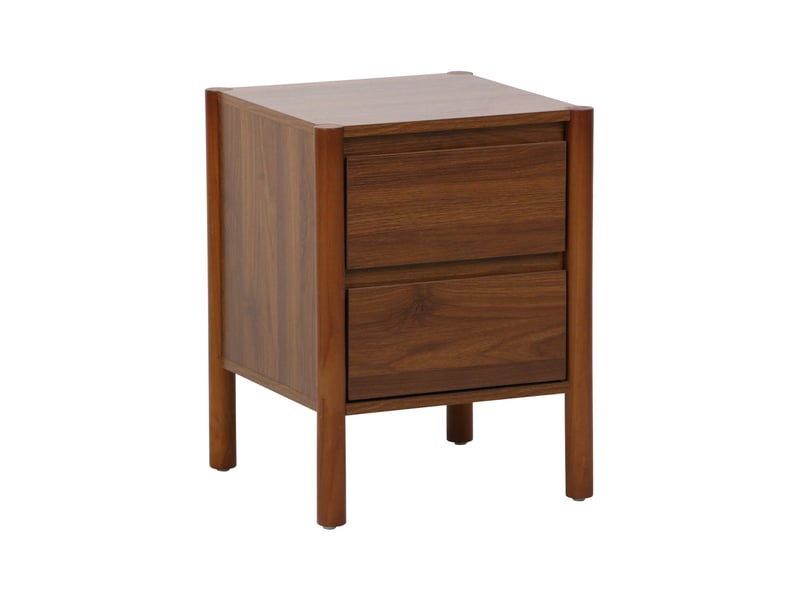 Table De Chevet Avec 2 Tiroirs - Style Bohème Moderne Blanc Et Or - 40x30x56 Cm - Pour Chambre, Salon - 13