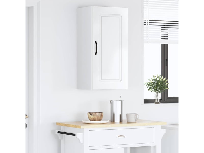  Meuble mural de cuisine | armoire de cuisine blanc brillant 40x31x80cm shl4030  - Conforama D