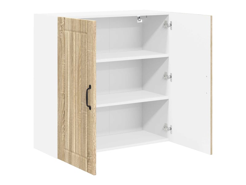 Meuble mural de cuisine, armoire de cuisine chêne sonoma 80x31x80cm shl7939 - Conforama E