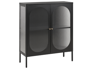 Vitrine coloris noir    - 35 cmx111 cm