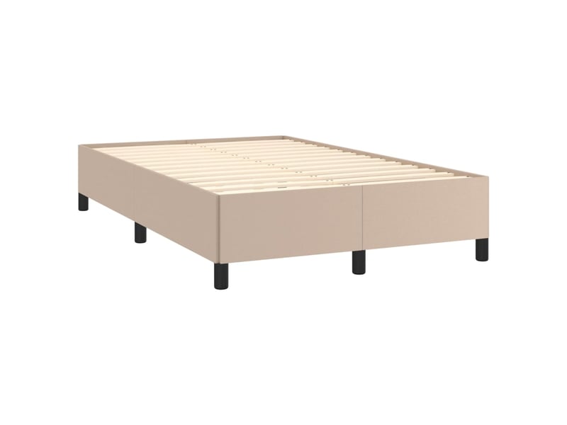  Lit double- lit adulte -  cadre de lit sans matelas cappuccino 120x190 cm similicuir  - Conforama B